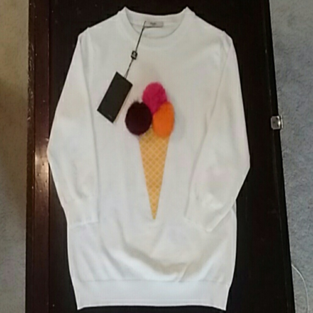 NWT Fendi Ice Cream Sweater